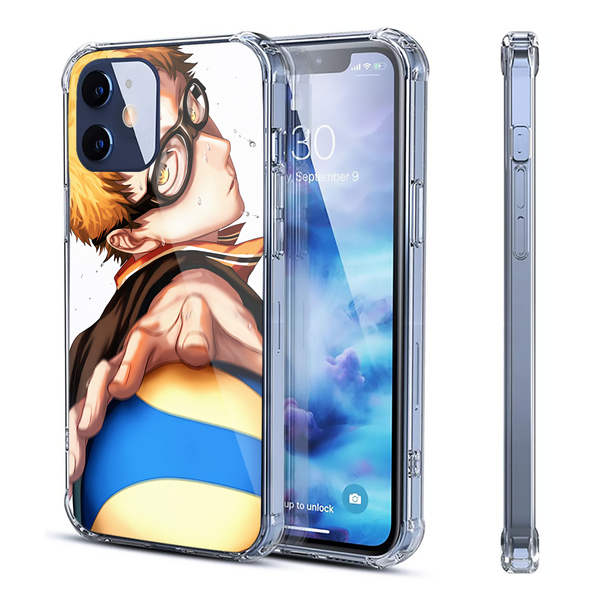 （画像用） ハイキュー!! Haikyu!! 【iPhone 12シリーズ対応】透明スマホケース（クリアソフトケース）